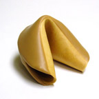 Baby Giant Fortune Cookie Dipped in Butterscotch