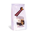 Chocolate Dipped Almond Cookies in a Gift Bag